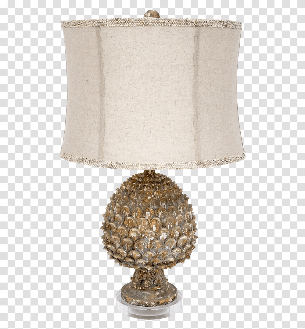 Unique Whitney Pineapple Gold And White Table Lamp Lampshade, Rug Transparent Png