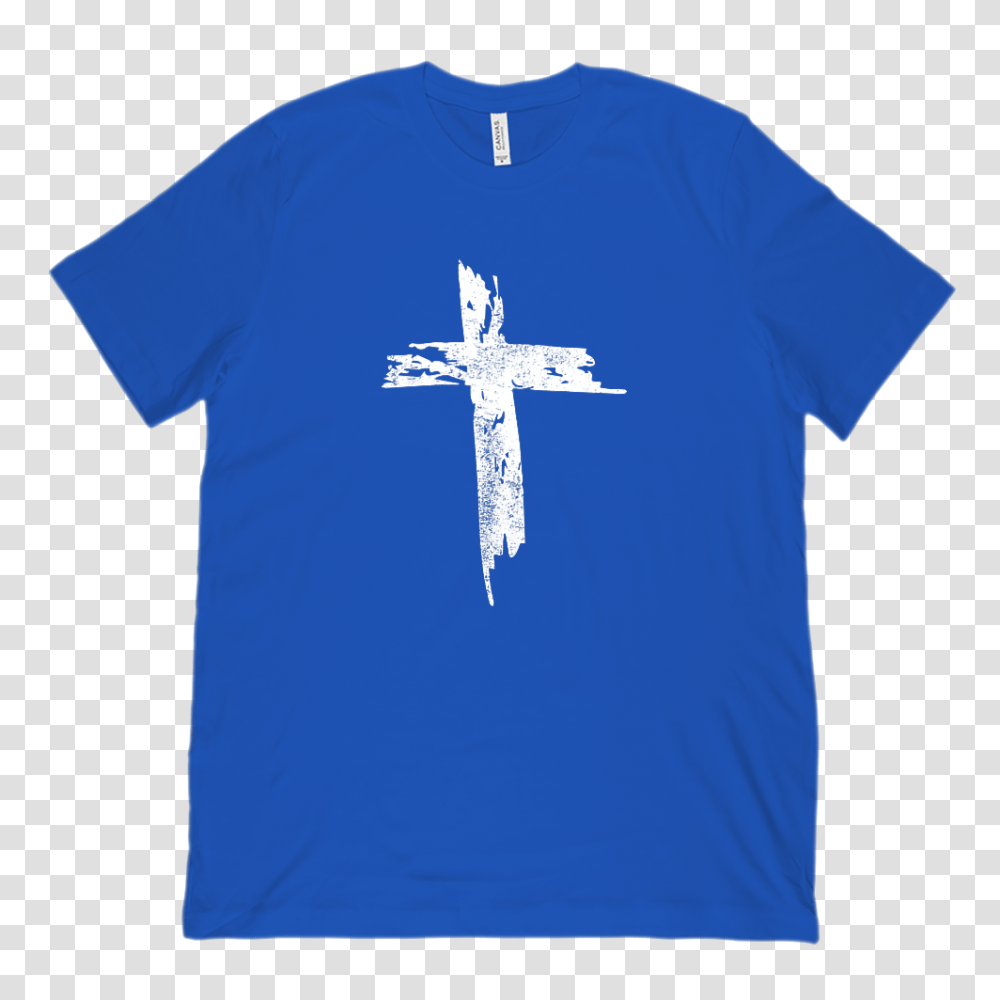 Unisex Bc Soft Tee Grunge Jesus Christian Cross Products, Apparel, Sleeve Transparent Png