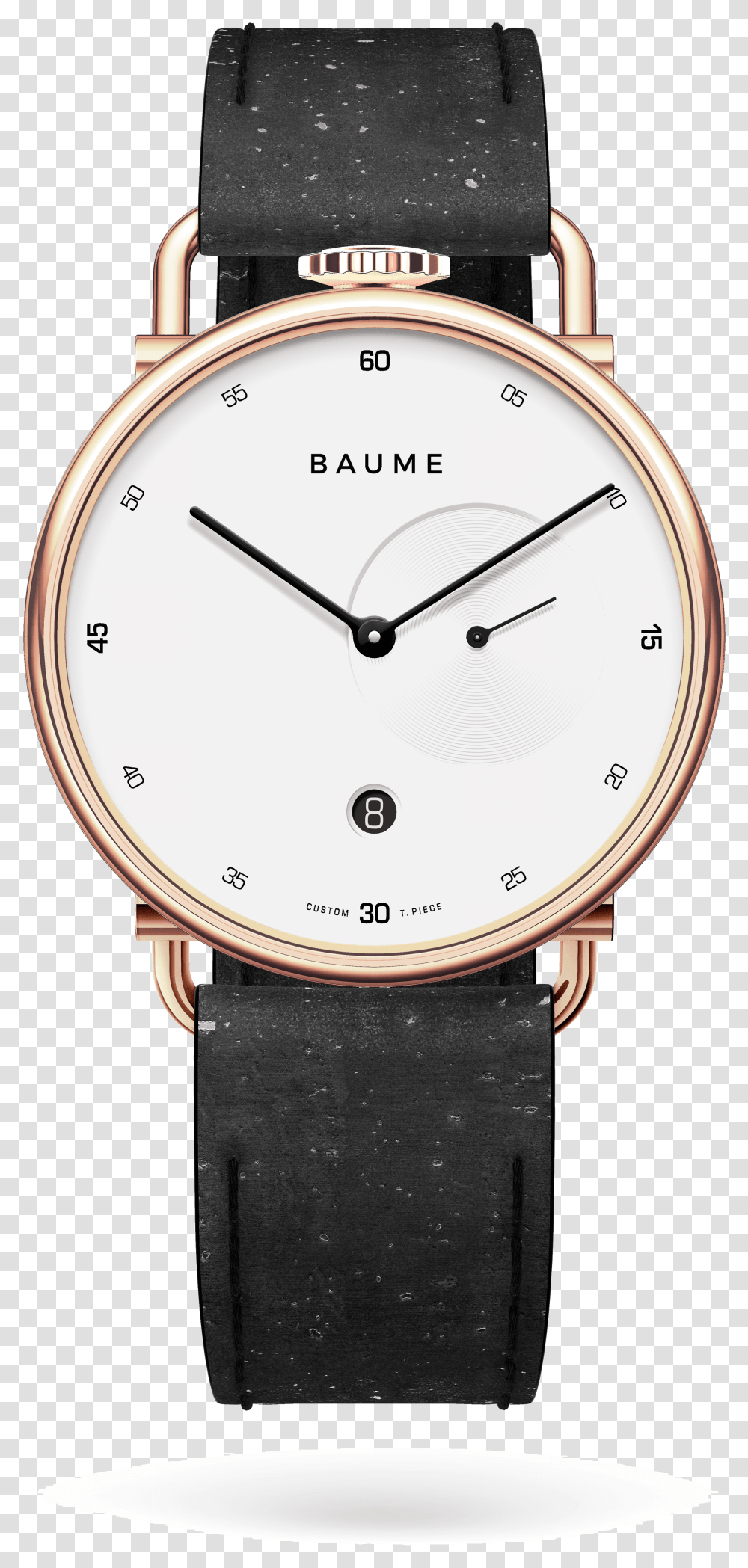 Unisex Custom Watch Ronda Golden Case Black Miyota Retrograde Day Quartz, Wristwatch, Clock Tower, Architecture, Building Transparent Png