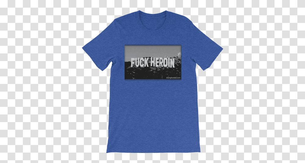 Unisex Fuck Heroin Hollywood Sign Short Sleeve T Shirt T Shirt Music Blues, Clothing, Apparel, T-Shirt Transparent Png