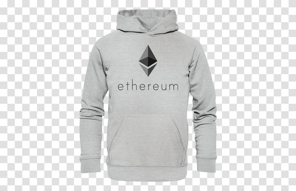 Unisex Hoodie Heather Grey Ethereum, Apparel, Sleeve, Long Sleeve Transparent Png