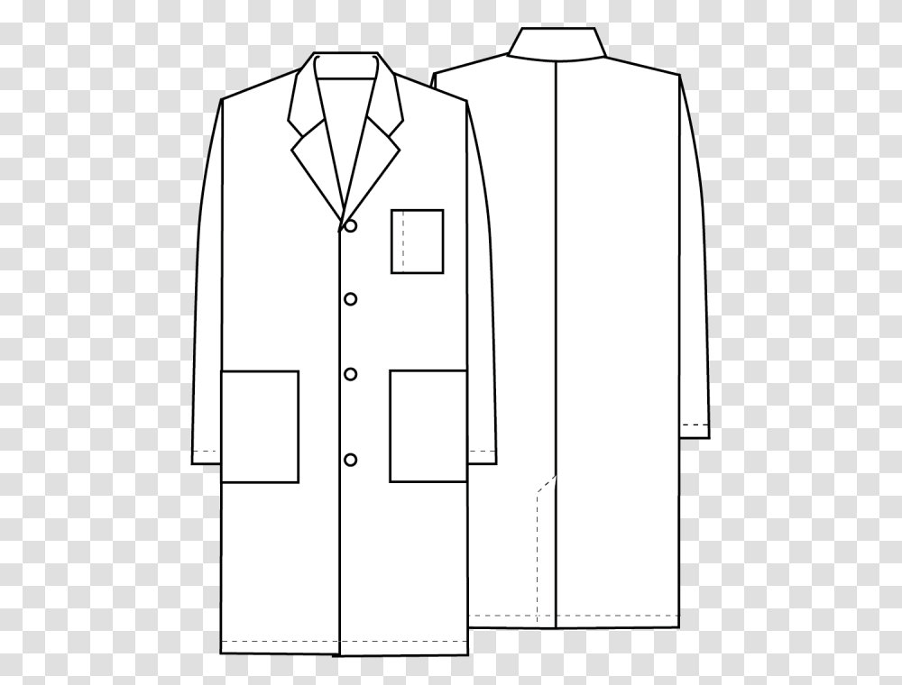 Unisex Lab Coat, Apparel, Shirt, Overcoat Transparent Png