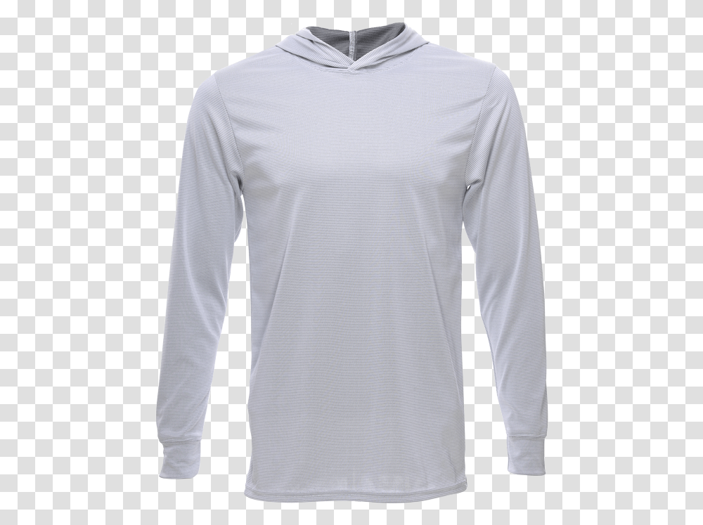 Unisex Long Sleeve Hoodie Bamboo Dry Shirt Grey Long Sleeved T Shirt, Apparel, Person, Dress Shirt Transparent Png