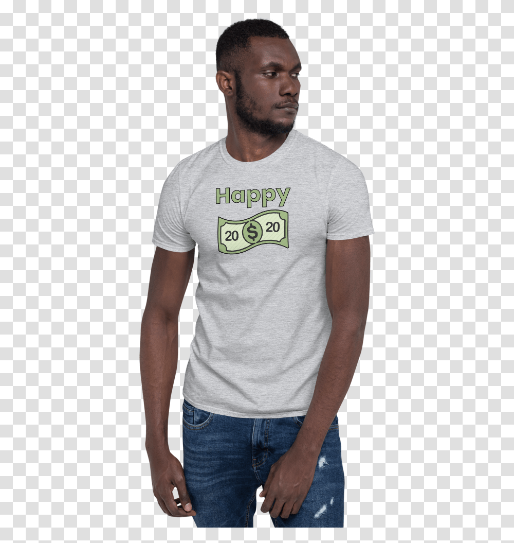 Unisex New Year's Basic Softstyle T Shirt, Clothing, Apparel, Person, Human Transparent Png