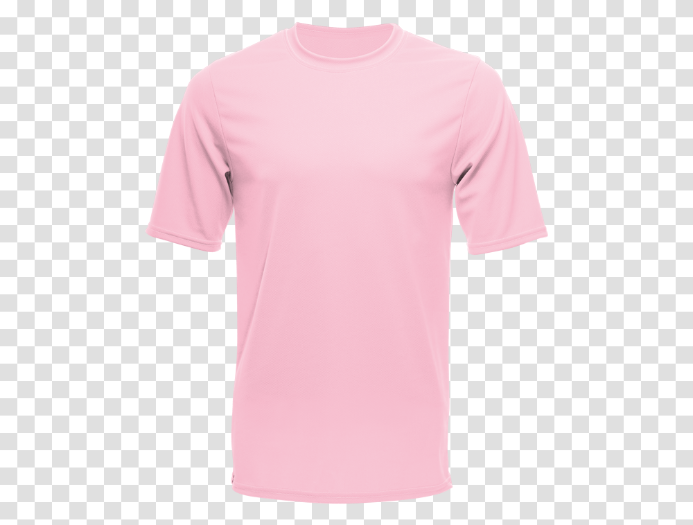 Unisex Short Sleeve Dry Shirt Light Pink, Apparel, T-Shirt, Jersey Transparent Png