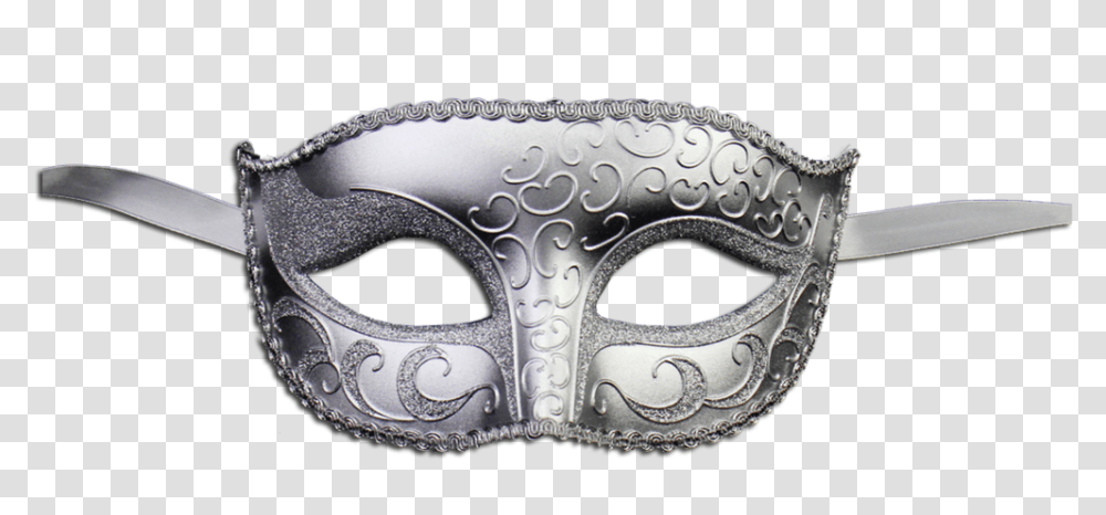 Unisex Sparkle Venetian Masquerade Mask Silver Masquerade Mask, Wristwatch Transparent Png