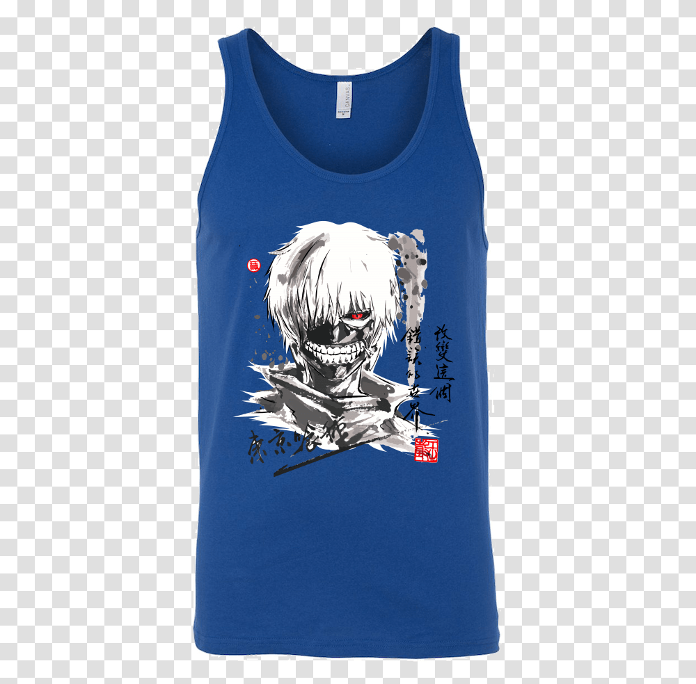 Unisex Tank Top T Shirt Tokyo Ghoul Full Sleeve T Shirt, Bird, Animal, Book Transparent Png