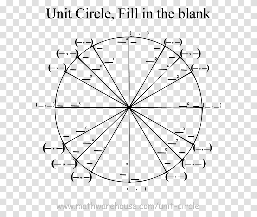 Unit Circle Blank, Gray, World Of Warcraft Transparent Png