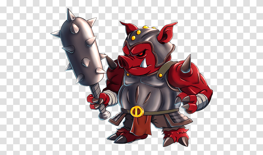 Unit Ills Thum Brave Frontier Orc, Toy, Armor, Sweets, Food Transparent Png