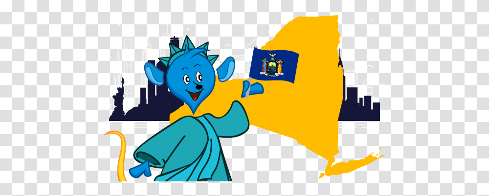Unit Study Supplement New York Facts Us 11th State New York Map Blue, Pillow, Cushion, Graphics, Art Transparent Png