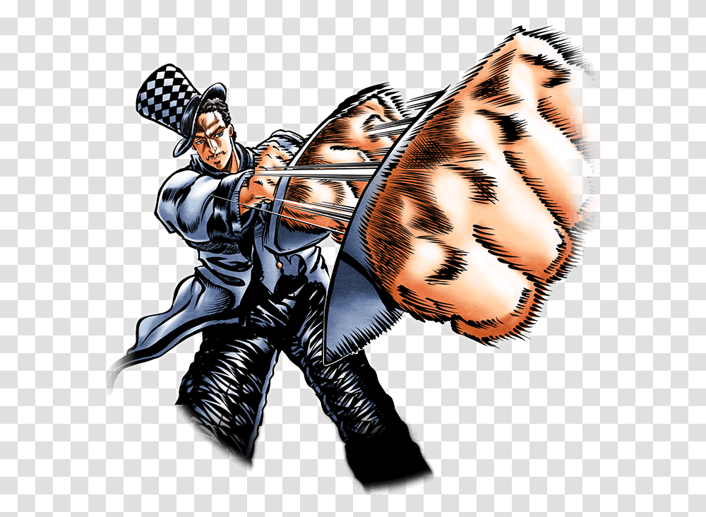 Unit William A William Zeppeli Zoom Punch, Hand, Person, Human, Duel Transparent Png