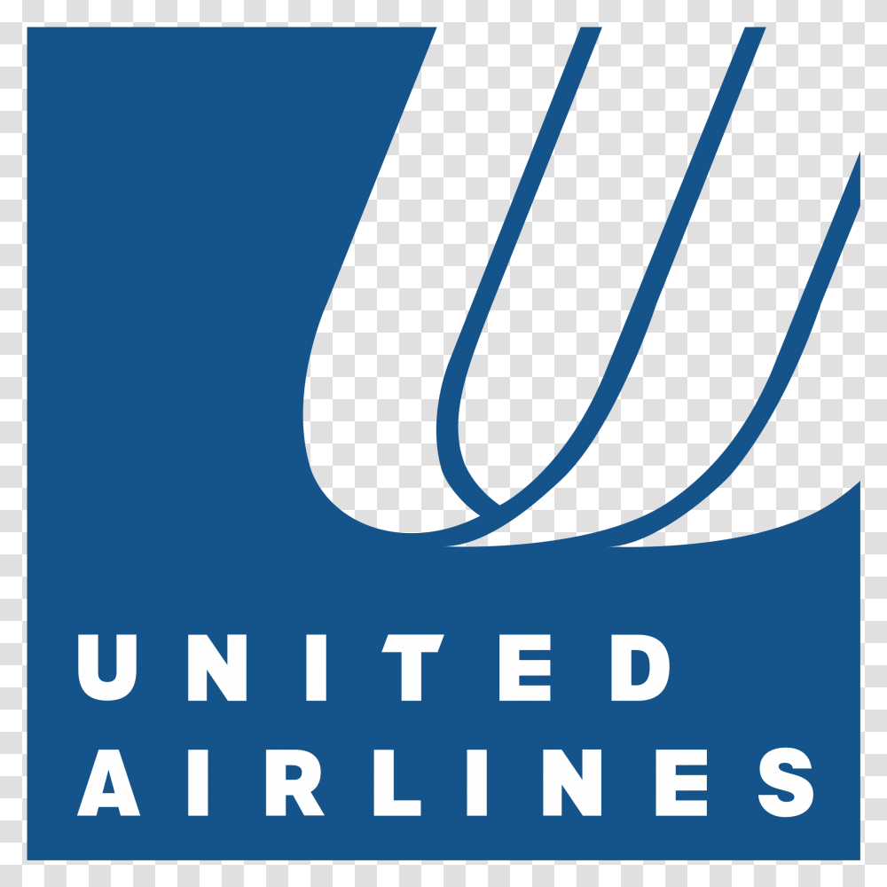 United Airlines Logo Logo United Airlines, Alphabet, Word, Plant Transparent Png