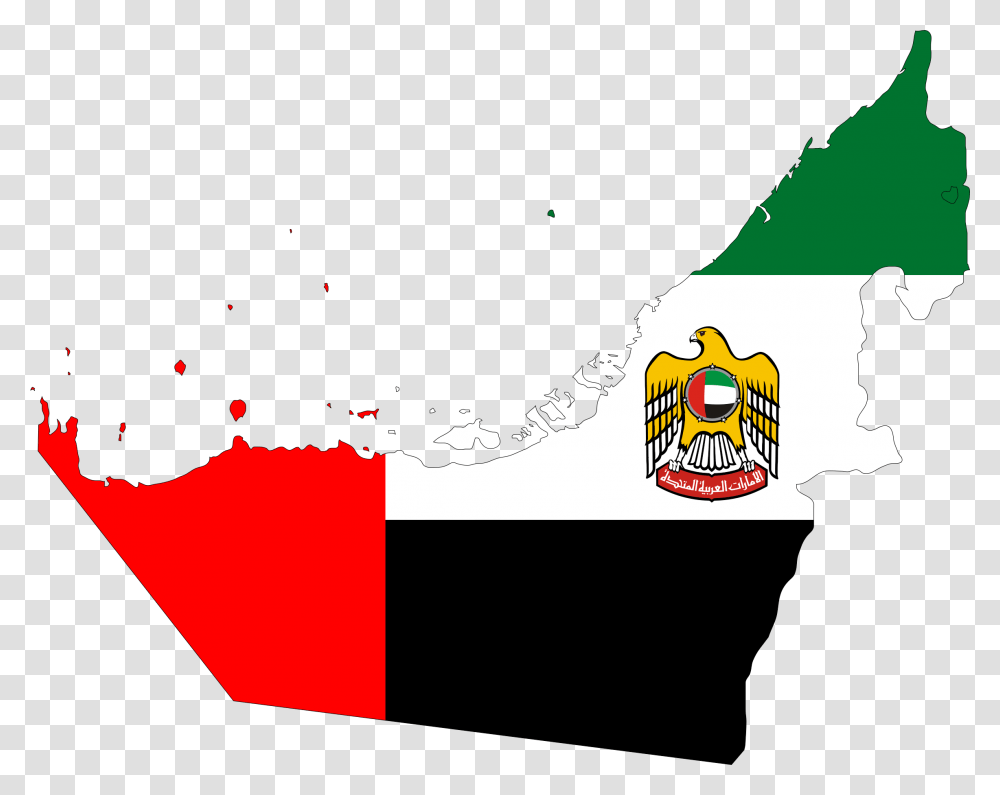 United Arab Emirates Flag United Arab Emirates Flag Map, Logo, Label Transparent Png