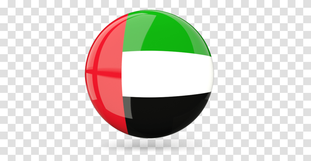United Arab Emirates Round Flag, Sphere, Tape, Logo Transparent Png