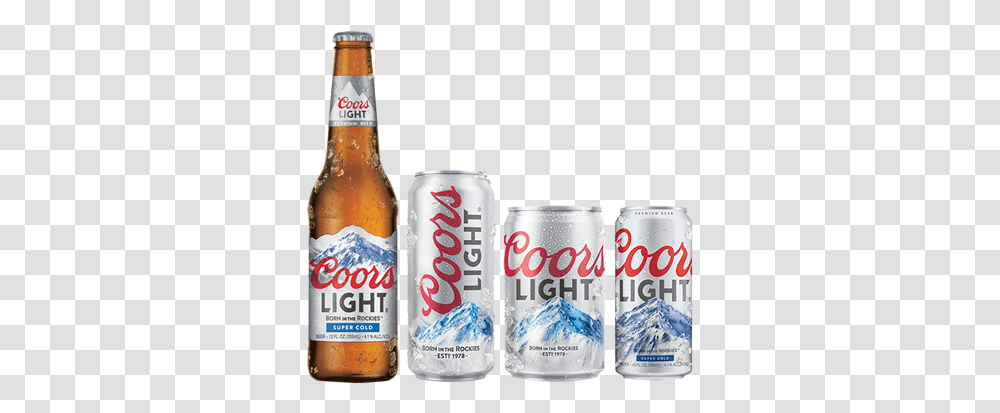United Brands Coors Light Alcohol Percentage, Beverage, Drink, Beer, Lager Transparent Png