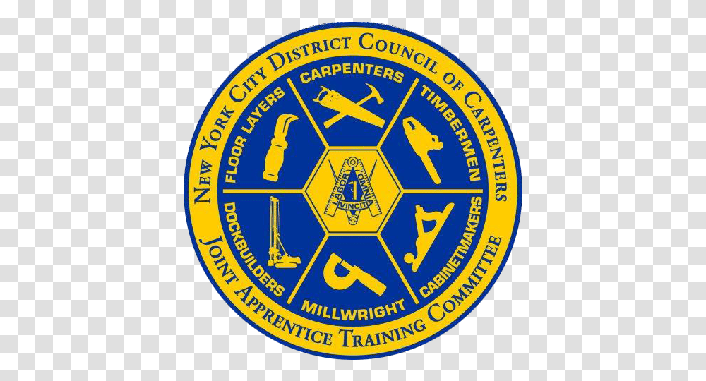 United Brotherhood Of Carpenters Blacksburg Lions Club, Logo, Symbol, Trademark, Emblem Transparent Png