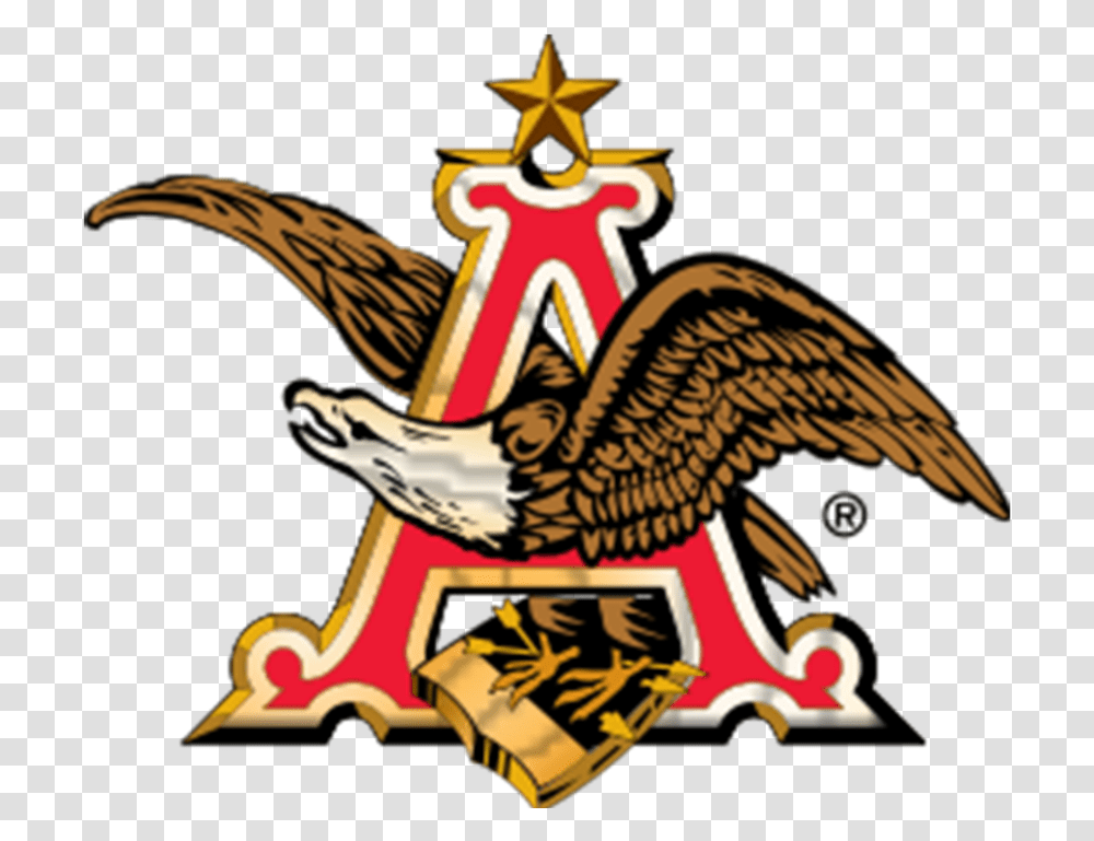 United Budweiser Cider States Beer Anheuser Busch Clipart Anheuser Busch Logo Decal, Emblem, Star Symbol, Eagle Transparent Png