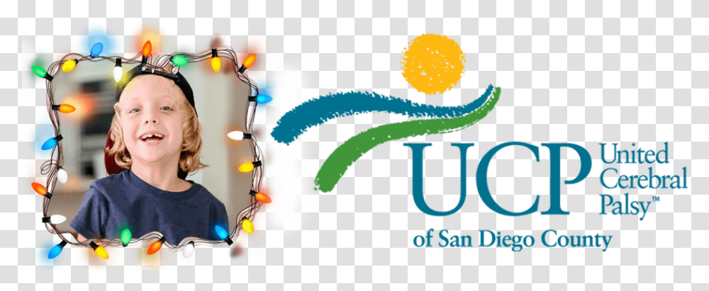 United Cerebral Palsy Of San Diego County United Cerebral Palsy Logo, Person, Human, Graphics, Art Transparent Png