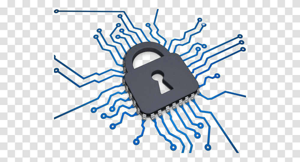 United Computer Network Lock States Cyberwarfare Black Cyber Security Symbol, Mouse, Hardware, Electronics Transparent Png