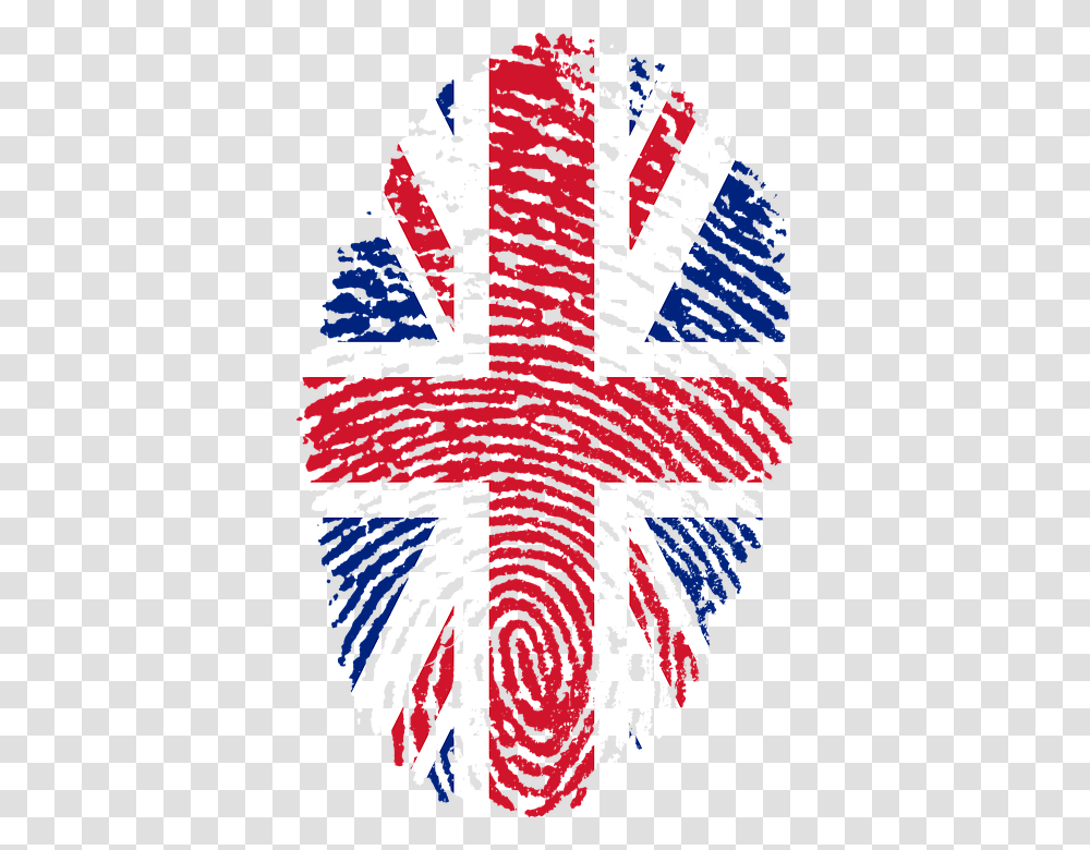 United Kingdom Flag Fingerprint Country Pride Uk Flag Fingerprint, Star Symbol, American Flag, Logo Transparent Png
