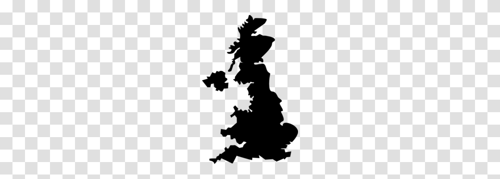 United Kingdon Black Map Uk Clip Art, Gray, World Of Warcraft Transparent Png