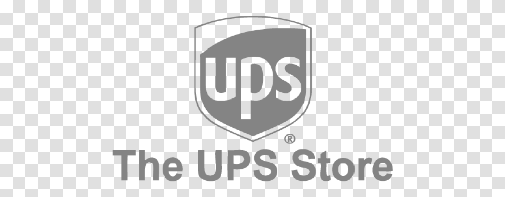 United Parcel Service Image Black And White, Text, Symbol, Number, Logo Transparent Png