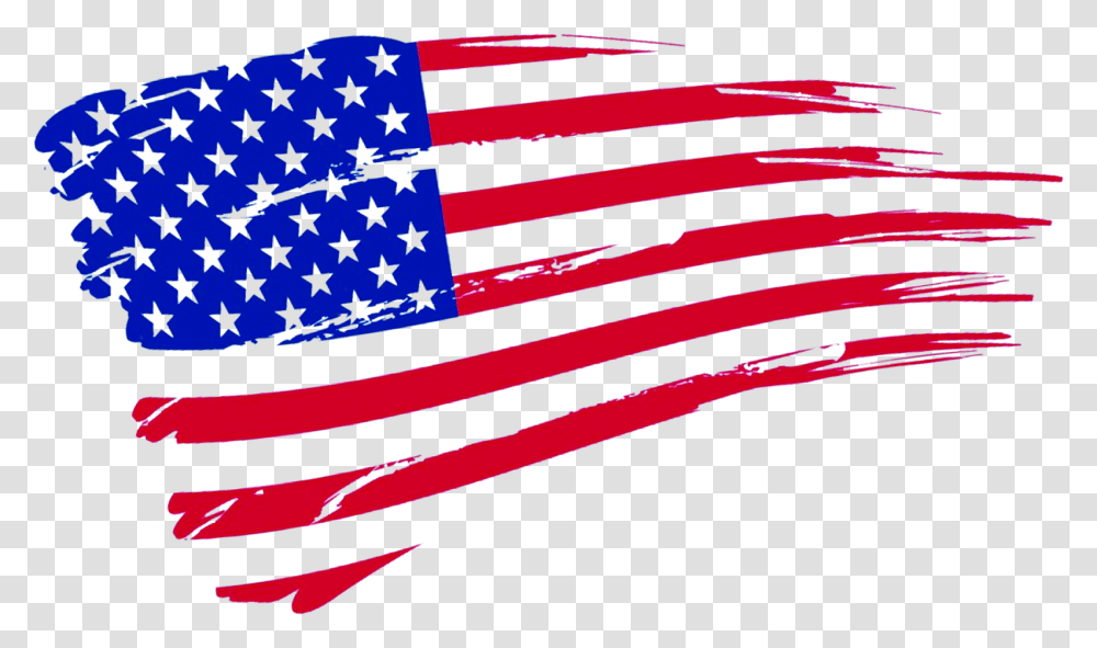 United State Flag Clipart 4th Of July Fitness, American Flag Transparent Png