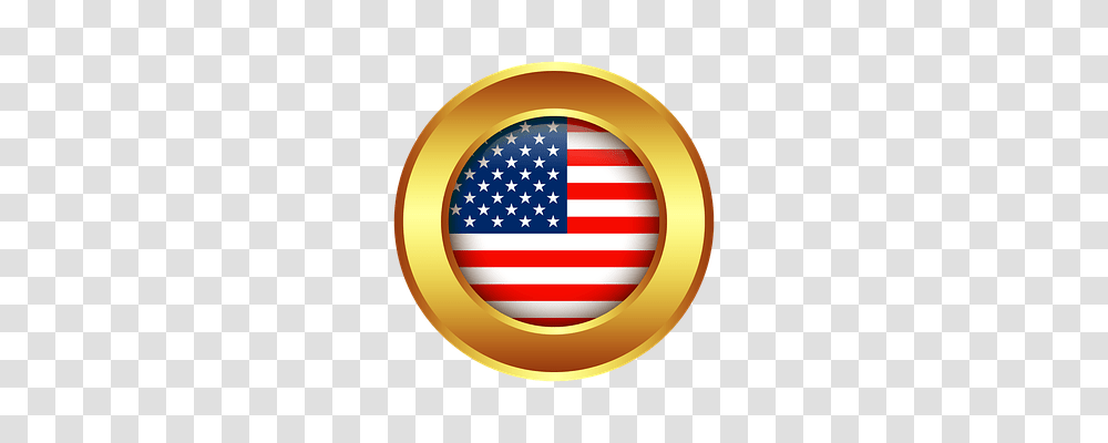 United States Flag, Gold, American Flag Transparent Png