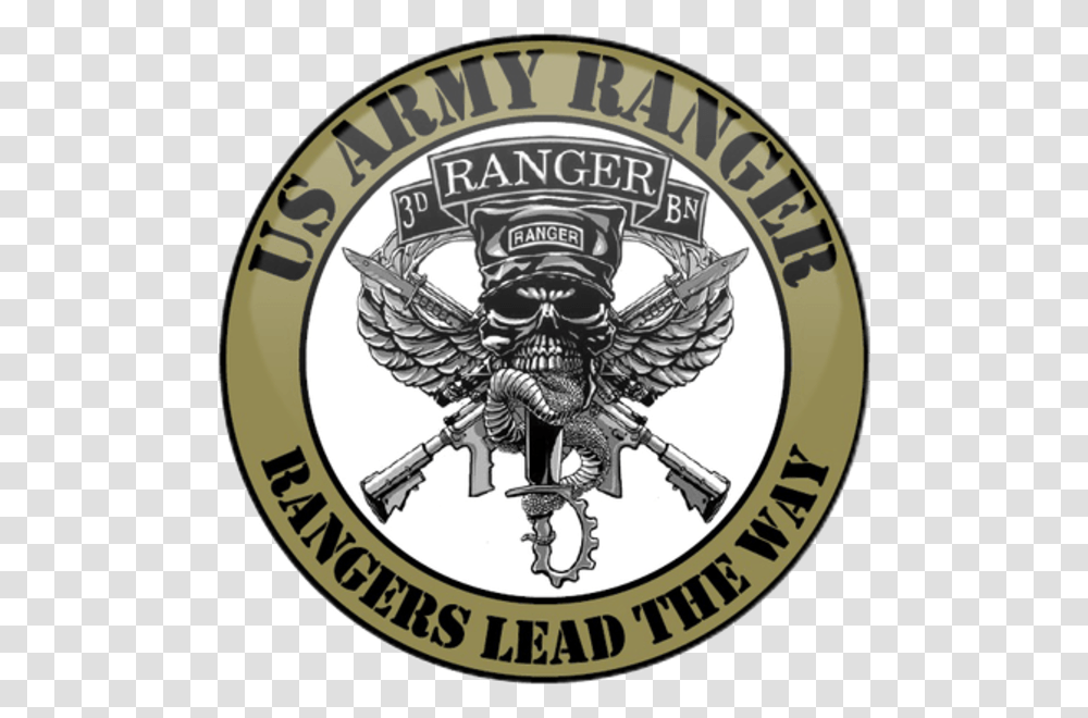 United States Army Rangers Logo, Emblem, Trademark, Clock Tower Transparent Png