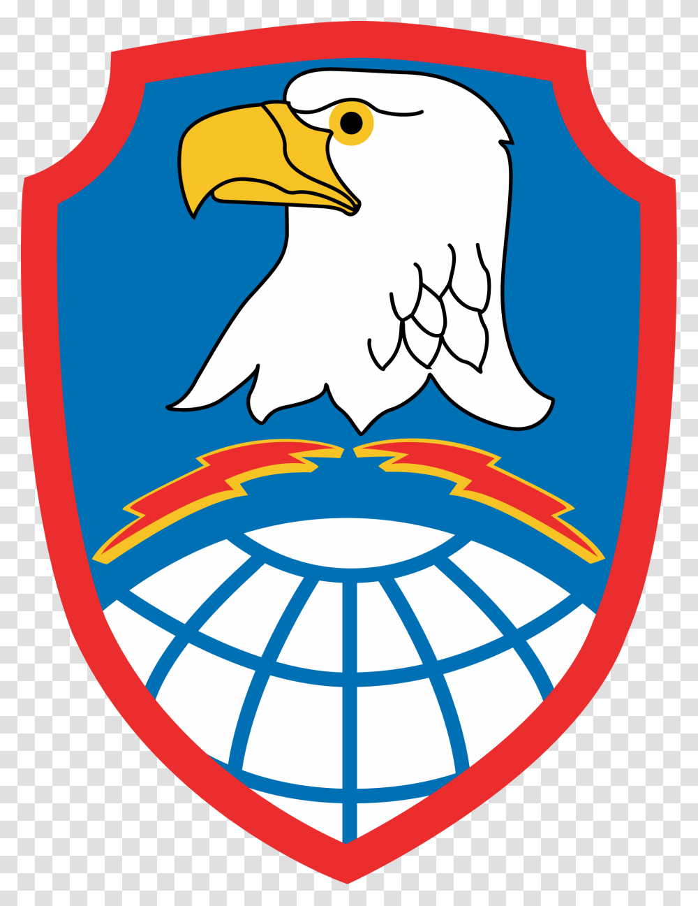 United States Army Space And Missile Defense Command Logo, Eagle, Bird, Animal, Armor Transparent Png