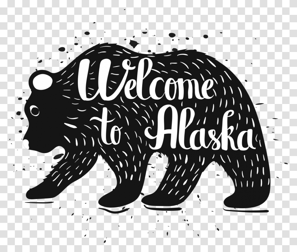 United States Bear Poster Silhouette Plakat Na Temu Rossiya, Mammal, Animal, Wildlife, Panther Transparent Png