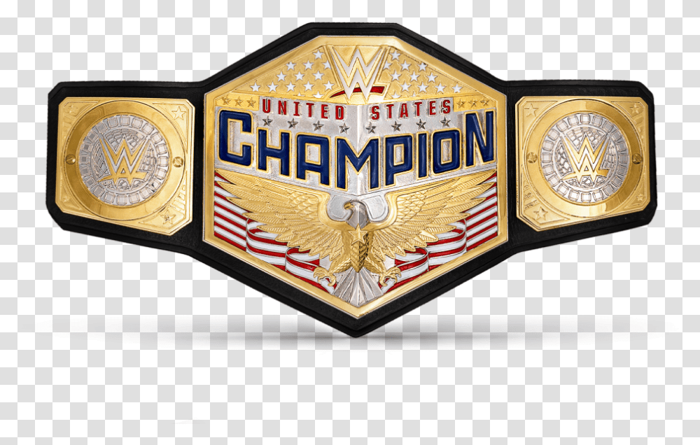 United States Championship Wwe New United States Championship Belt, Logo, Symbol, Trademark, Badge Transparent Png