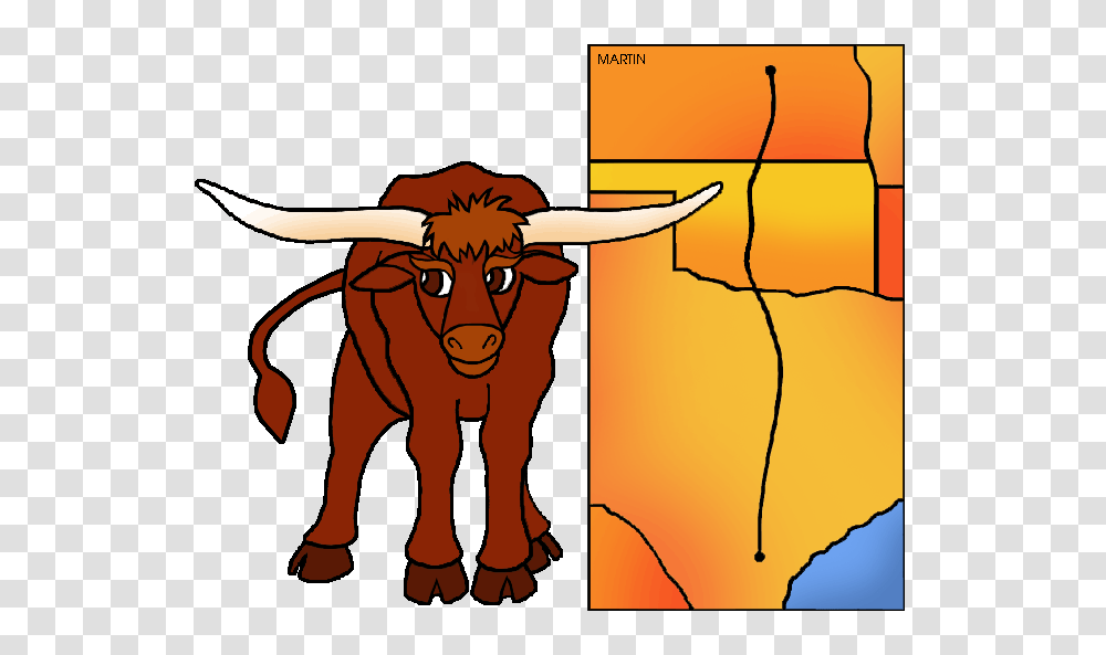 United States Clip Art, Longhorn, Cattle, Mammal, Animal Transparent Png