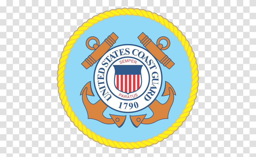 United States Coast Guard Logo Vector Department Of The Coast Guard Seal, Trademark, Badge Transparent Png