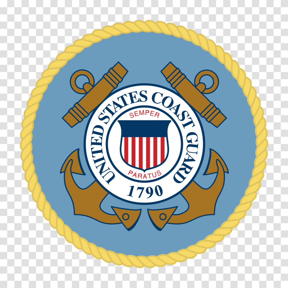 United States Coast Guard Logo Vector, Trademark, Badge, Vegetation Transparent Png