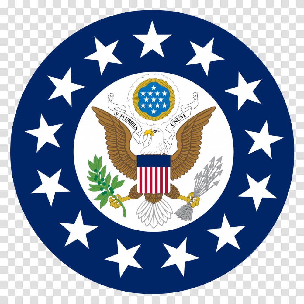 United States Diplomat Seal On Exfed Dog Training Website Betsy Ross Flag Stars, Emblem, Rug, Star Symbol Transparent Png