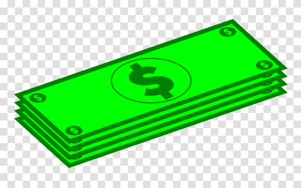 United States Dollar United States One Dollar Bill Banknote United, Green, Rubber Eraser, Pencil Box Transparent Png
