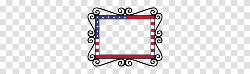 United States Flag Border Clip Art, Monitor, Screen, Electronics, Display Transparent Png