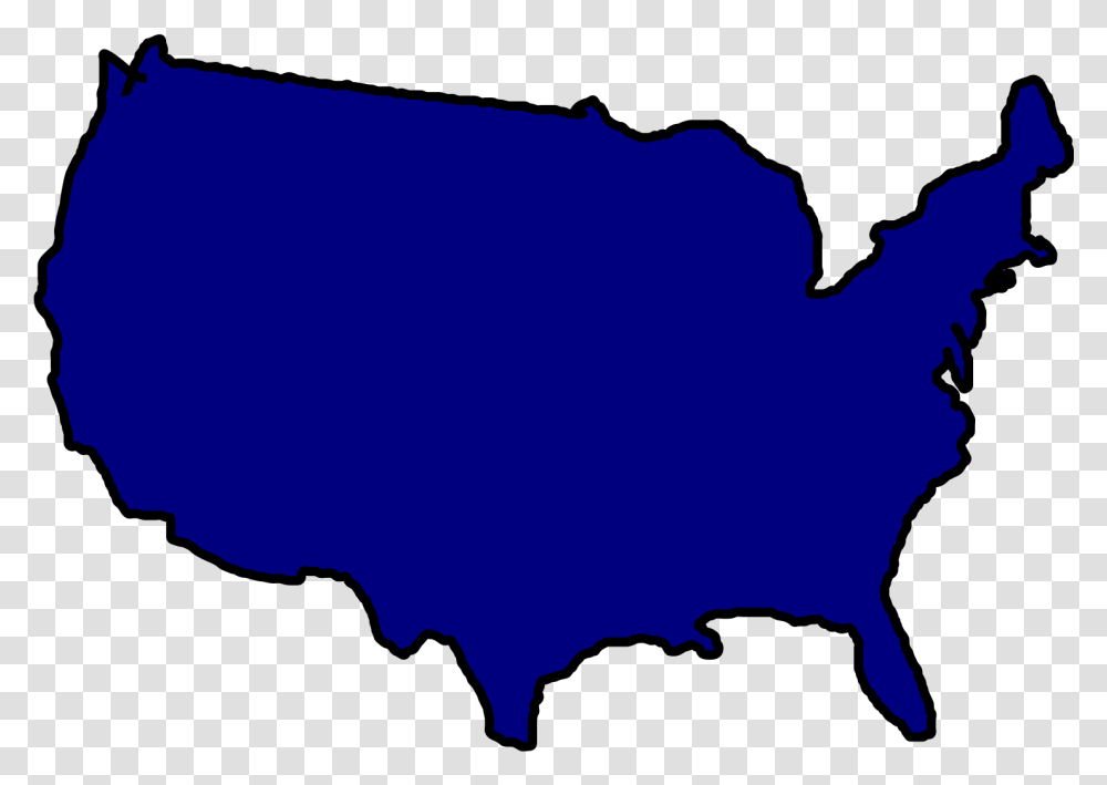 United States Map Blue, Person, People, Nature, Animal Transparent Png