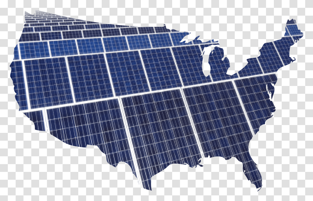 United States Map Shape, Electrical Device, Solar Panels, Person, Human Transparent Png