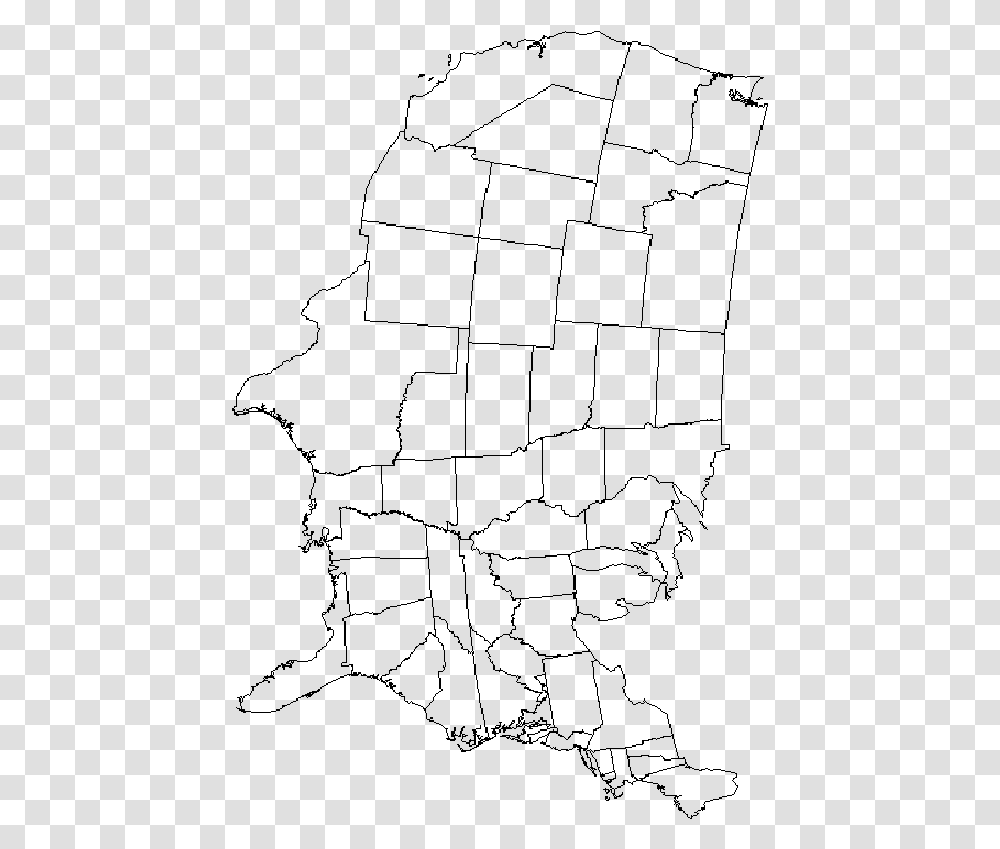 United States Map Vertical, Gray, World Of Warcraft Transparent Png