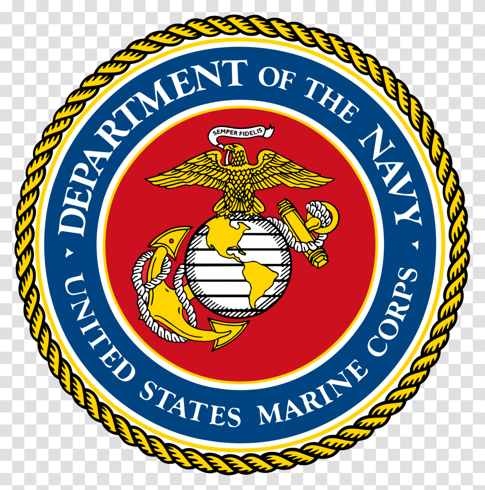 United States Marine Corps Logo, Trademark, Badge, Emblem Transparent Png