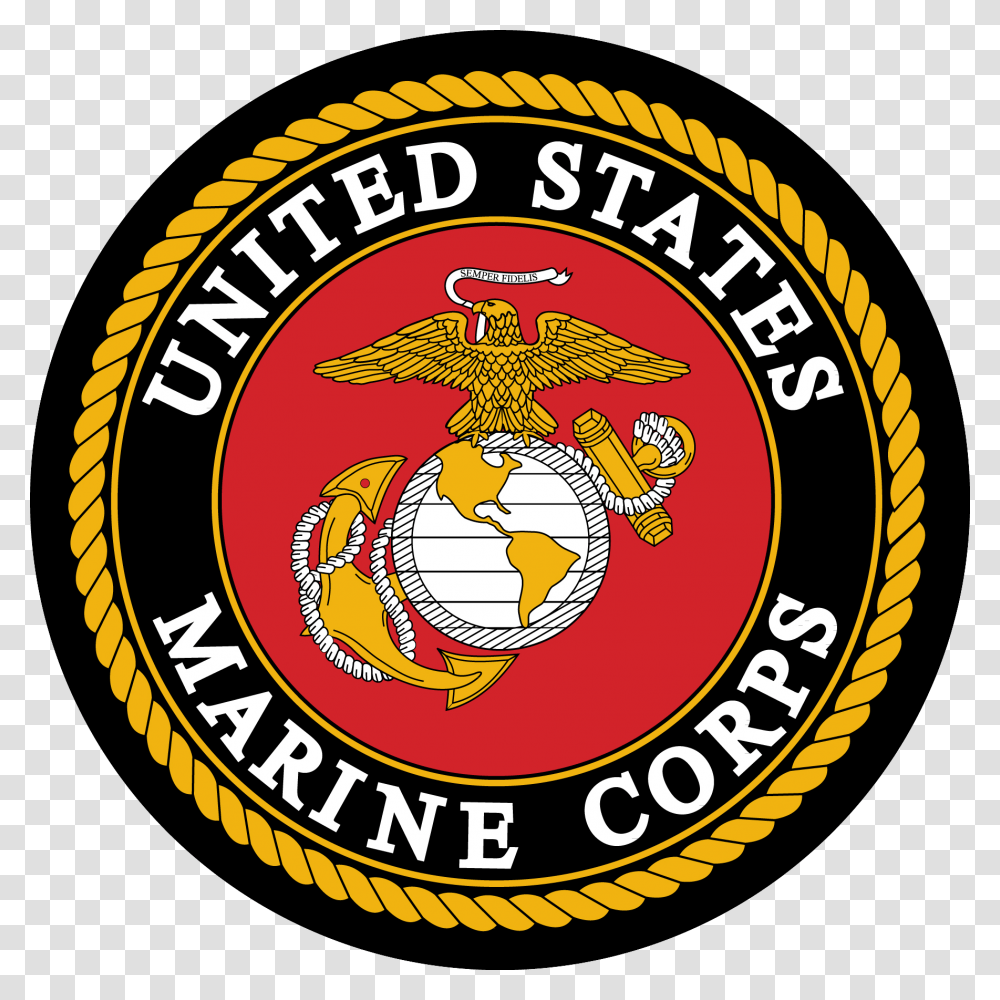 United States Marine Corps Marines Military Eagle Emblem, Logo, Trademark, Badge Transparent Png