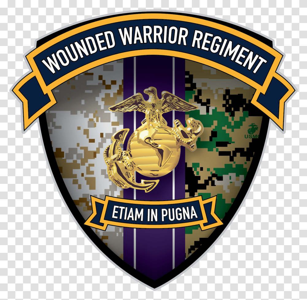 United States Marine Corps Wounded Wounded Warrior Battalion, Logo, Symbol, Trademark, Badge Transparent Png