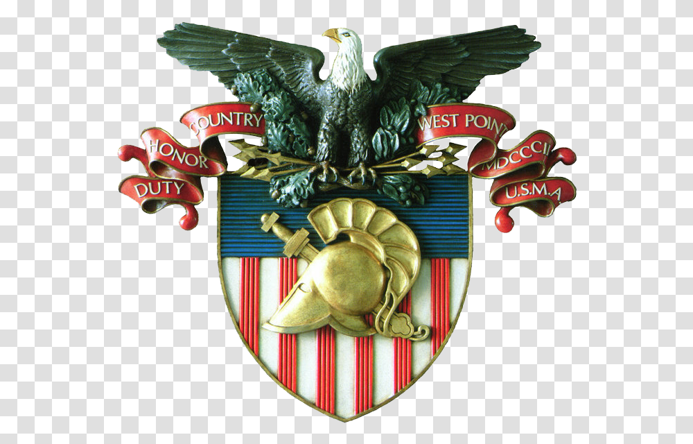 United States Military Academy West Point Logo, Trademark, Emblem, Bird Transparent Png
