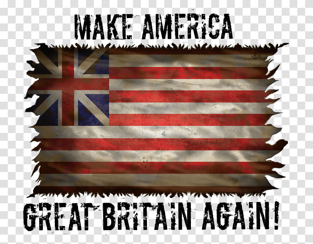 United States Of America And Britain, Flag, American Flag Transparent Png