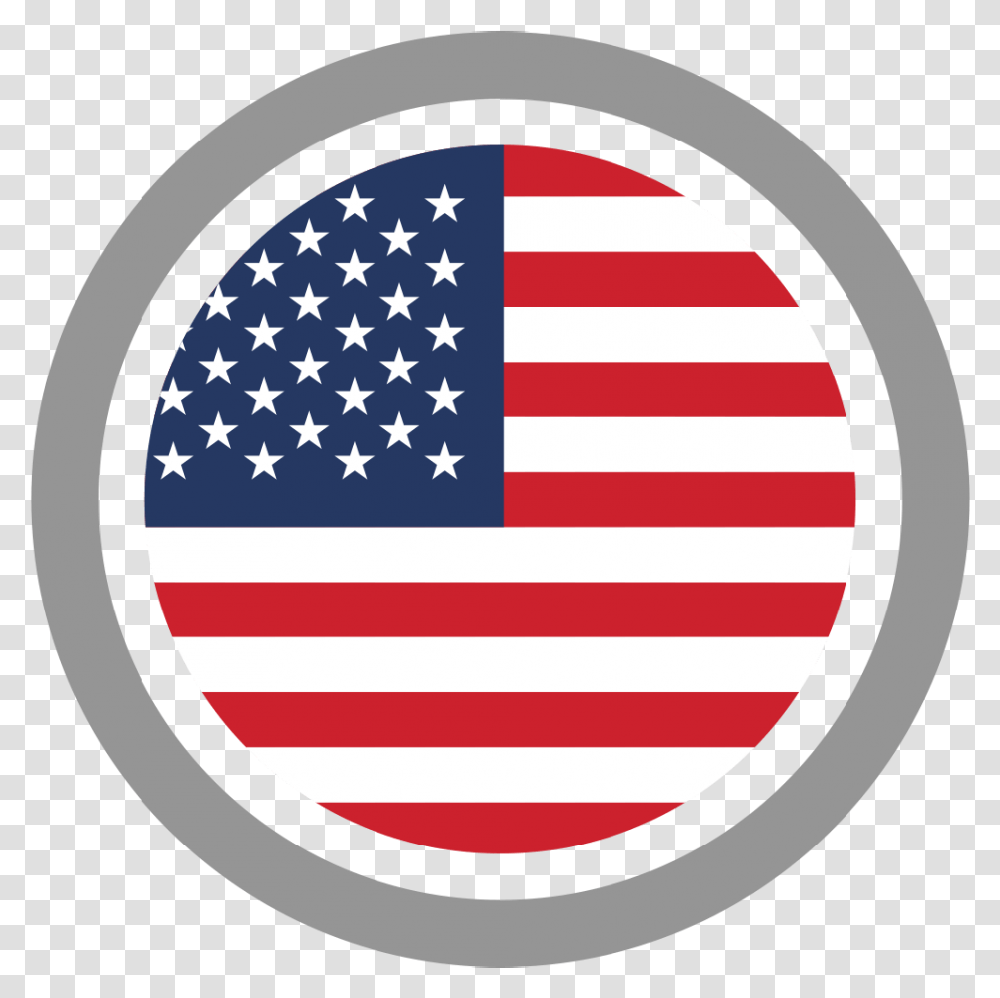 United States Of America Flag The Vector American Flag Circle, Symbol, Rug Transparent Png