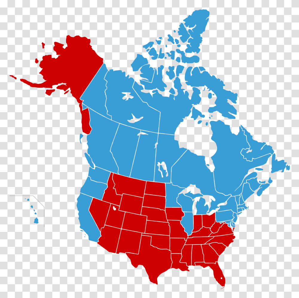 United States Of Canada, Map, Diagram, Plot, Atlas Transparent Png