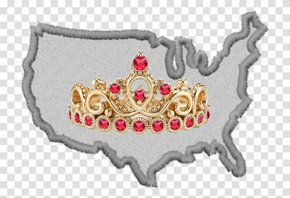 United States Outline Green, Accessories, Accessory, Jewelry, Crown Transparent Png