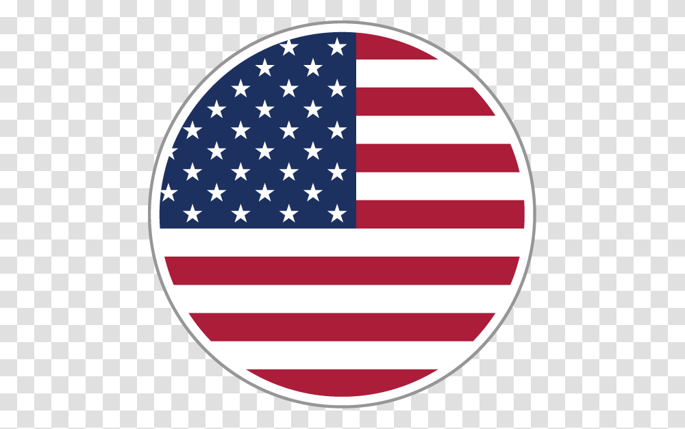 United States Round Flag, American Flag, Rug, Label Transparent Png